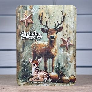 Handmade Christmas Birthday Greeting Card